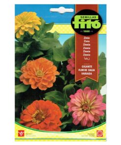 Семена за циния гигантска FITO 4 г – далиевиден цветен микс, лице на пакетчето