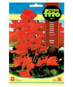 Семена за ниска червена салвия FITO – 0,7 г – лице на оригиналното пакетче